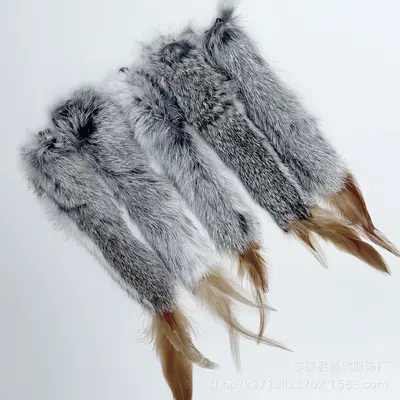 Natural Gall Fruit and Rabbit Fur Cat Toy, Silent - 8