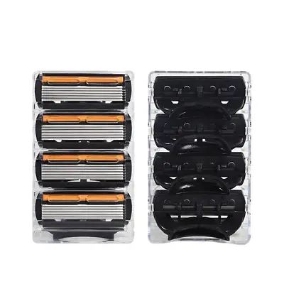 6-Layer Manual Razor Blades, Wet Shaving Body Razor