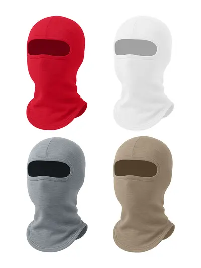 Kids' Pure Cotton Winter Ski Face Mask, Windproof Cycling Balaclava