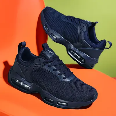 Men's Air Cushion Running Shoes, Cushioned and Breathable