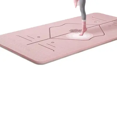 Kaymaz ses yalıtımlı yoga matı, kalın ve geniş, büyük boy - 6