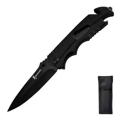 Klappmesser ohne Sperre, multifunktional, tragbar mit Glasbrecher - 8