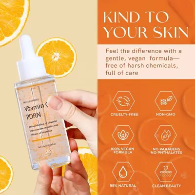 Cross-Border TK Bestand Amz neuer Trend PDRN klärend strahlend Vitamin-C-Serum Vitamin C Serum - 2