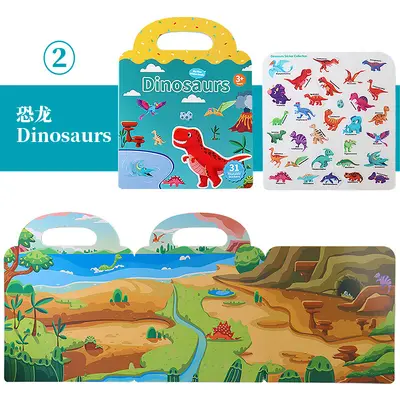 Handheld Jelly Sticker Book, Ages 2-6, Quiet Book - 7