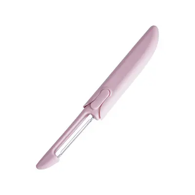 Paslanmaz çelik 2 in 1 meyve ve kavun soyucu bıçak - 8