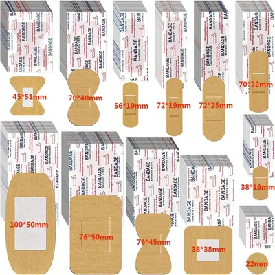 Breathable Elastic Fabric Wound Plasters in Multiple Sizes - 3
