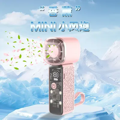 2026 Mini Handheld Fan, Aroma Mosquito Repellent, Rechargeable