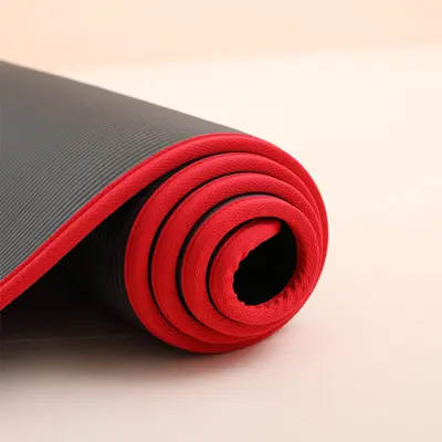 Non-Slip Yoga Mat, 10 mm, NBR, Edge-Bound - 2