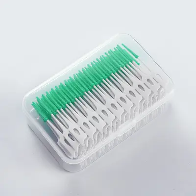 Soft Interdental Brush and Silicone Toothpick Set - 8