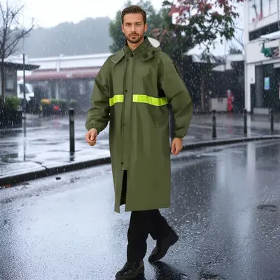 Zweiteilige reflektierende Regenjacke Erwachsene - 13