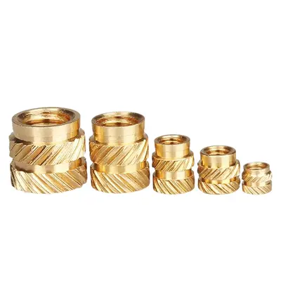 Eight-Tooth Heat-Melt Copper Nuts, M2-M5