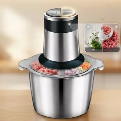 Electric meat grinder, stainless steel, multifunctional - 7