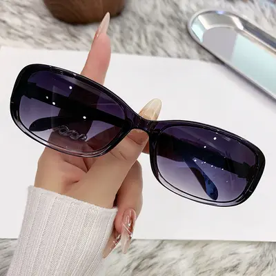 Small frame fox head women's sunglasses, UV protection - 7