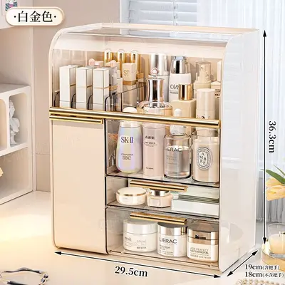 Kosmetik-Aufbewahrungsbox, Schminktisch-Organizer - 8