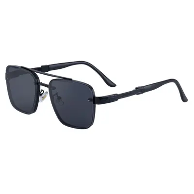 Men's Square Frame Retro Driving Sunglasses - 7