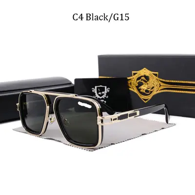 LXN-EVO 95882 Square Retro Sunglasses for Men and Women - 1