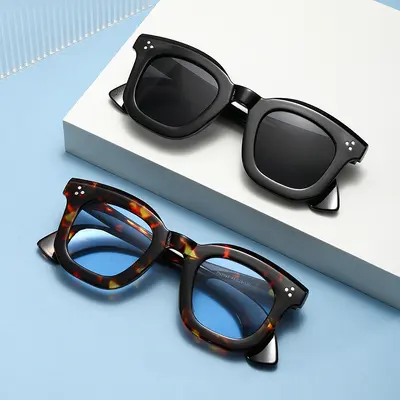 Square Frame Fashion Sunglasses, Unisex High-End Look - 5