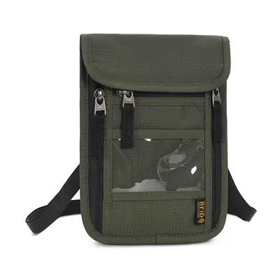 RFID protective card wallet with passport compartment - 6