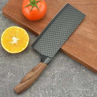 Kitchen Knife Set, 6 Pieces, Coated, with Kitchen Scissors