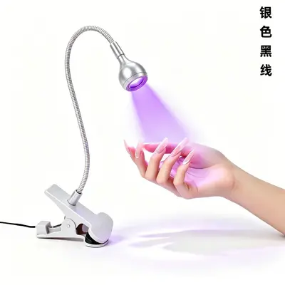 Gooseneck UV Nail Lamp Purple Light Phototherapy Nail Lamp Quick Drying Non-Yellowing LED Nail Curing Lamp - 9