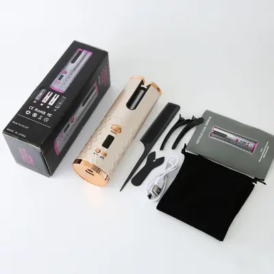 Sınır ötesi USB saç maşası/kablosuz kıvırma şarj edilebilir sınır ötesi çok satan otomatik saç maşası tembel kıvırma hediyesi - 10