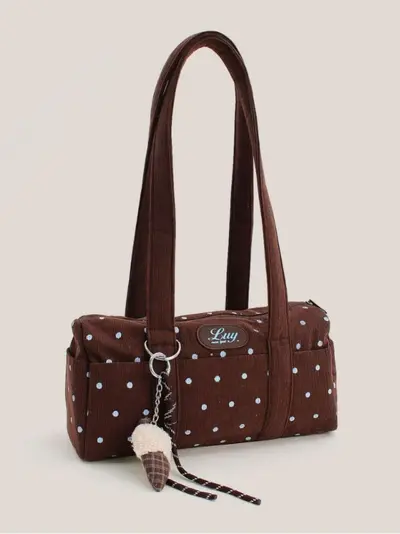 Polka Dot Women's Underarm Shoulder Bag, Large Capacity - 2