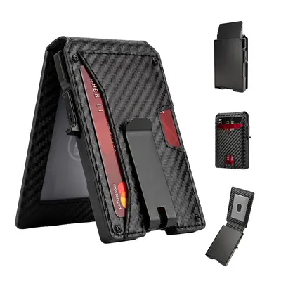 Metal Card Holder, Aluminum Alloy, RFID Protection, Men's