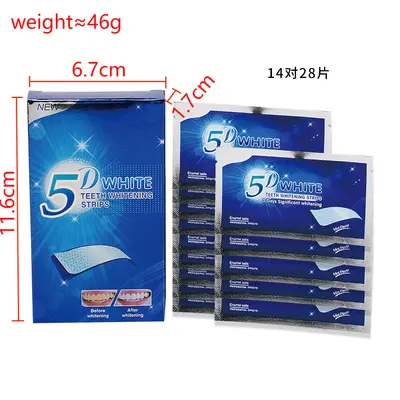 5D Teeth Whitening Strips, Color Correcting - 11