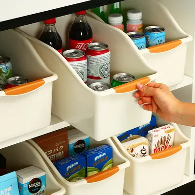 Kitchen storage box with wheels, under-sink shelf - 3