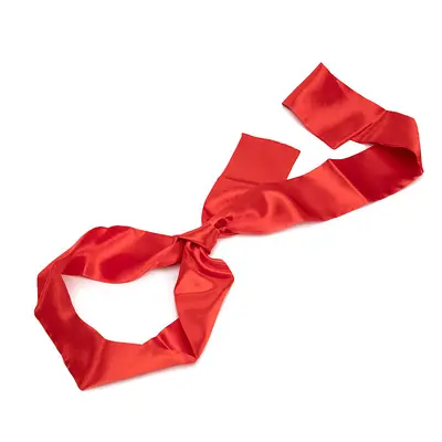 Sexy Satin Blindfold, Extra-Long, Light-Blocking, Solid Color - 4
