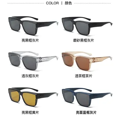 New daily style TR square polarized sunglasses, driving set for myopic men, premium sunglasses for women manufacturer wholesale