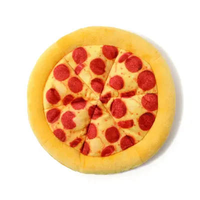 Pizza-Shaped Squeaky Chew Toy for Small and Medium Dogs - 6