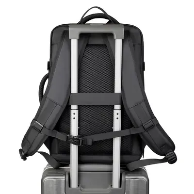 Men's Business Backpack Expandable Large Capacity with Shoe Compartment for Boarding - 5