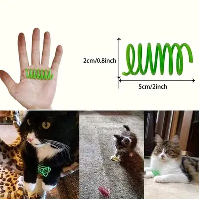 Kedi oyuncağı renkli bahar 4 parçalı set sınır ötesi popüler üretici yeterli envanter ile doğrudan satış kedi kendi zevk ve sıkıntıyı giderici oyuncaklar