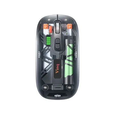 Factory Direct Wireless Bluetooth Dual Mode Transparent Mouse for Computer Laptop Business Office One-Click Desktop Return