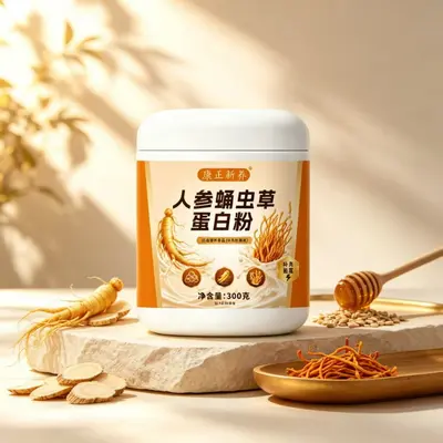 人参蛹虫草蛋白粉复合维生素即食代餐粉人参蛹虫草蛋白粉