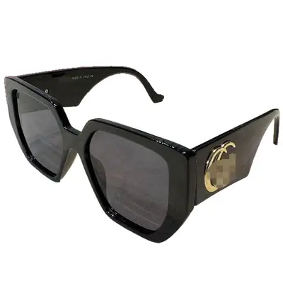 Square Frame Retro Sunglasses for Men and Women, Large Frame - 6