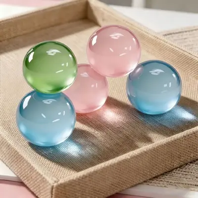 Pink Lychee Slow Rebound Stress Ball, Squishy Toy for Students