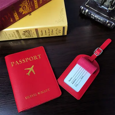 Sınır ötesi nokta bagaj etiketi pasaportluk seti bagaj etiketi pasaportluk pasaport kılıfı