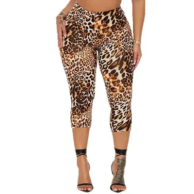 Damen-Capri-Leggings 2025 Sommer, schmale Passform, Po-Lifting - 6