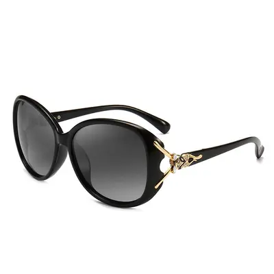 Women's Large Frame Fox Head Sunglasses, Classic Fashion Style - 6