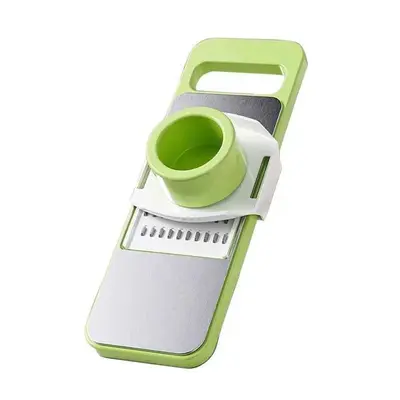 Stainless steel vegetable grater and slicer set - 6