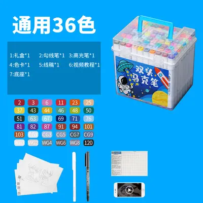 Double-head marker set 48 colors - 9