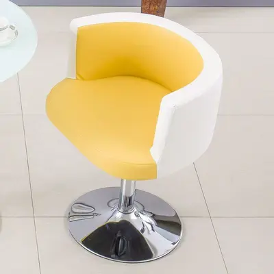 Negotiation Chair Swivel Height-Adjustable Single Small Armchair - 8