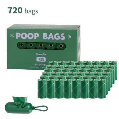 Biodegradable Pet Waste Bags with Dispenser, Boxed - 12