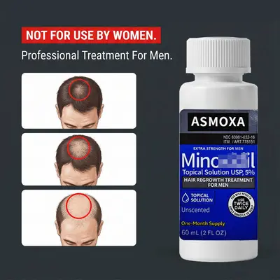 Sınır ötesi stokta 5% Minoksidil saç büyütme solüsyonu HairGrowth Minoksidil saç serumu saç bakımı saç dökülmesi karşıtı özel üretim