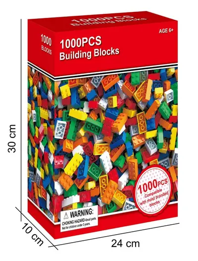 Grenzenlose 1000-teilige Mikro-Bausteine zum kostenlosen Zusammenbau, kompatibel mit gängigen Bausteinen, DIY-montiertes pädagogisches Spielzeug für Kinder. - 9