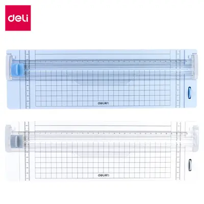 Deli 14251 Kleiner manueller Doppelklingen-Papierschneider