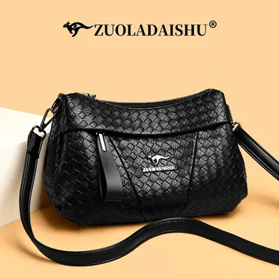 Women's Large Capacity Single Shoulder Bag, European Style Crossbody Bag - 6