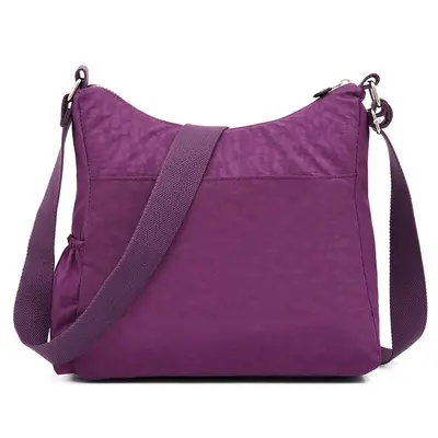 Women's Waterproof Nylon Crossbody Shoulder Bag Floral Pattern - 3